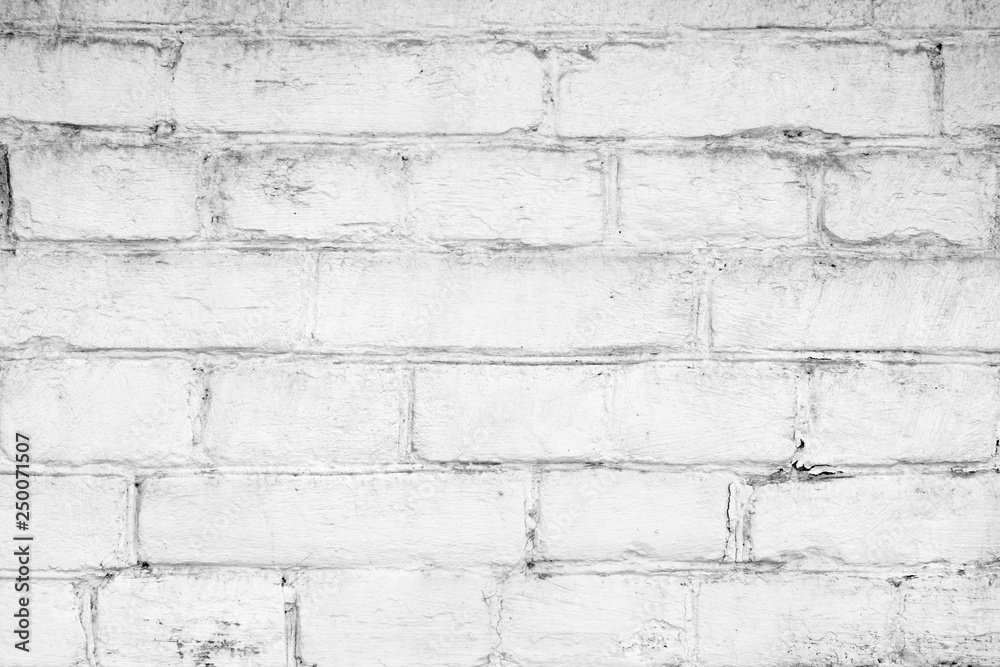 Texture, brick, wall, it can be used as a background . Brick texture with scratches and cracks