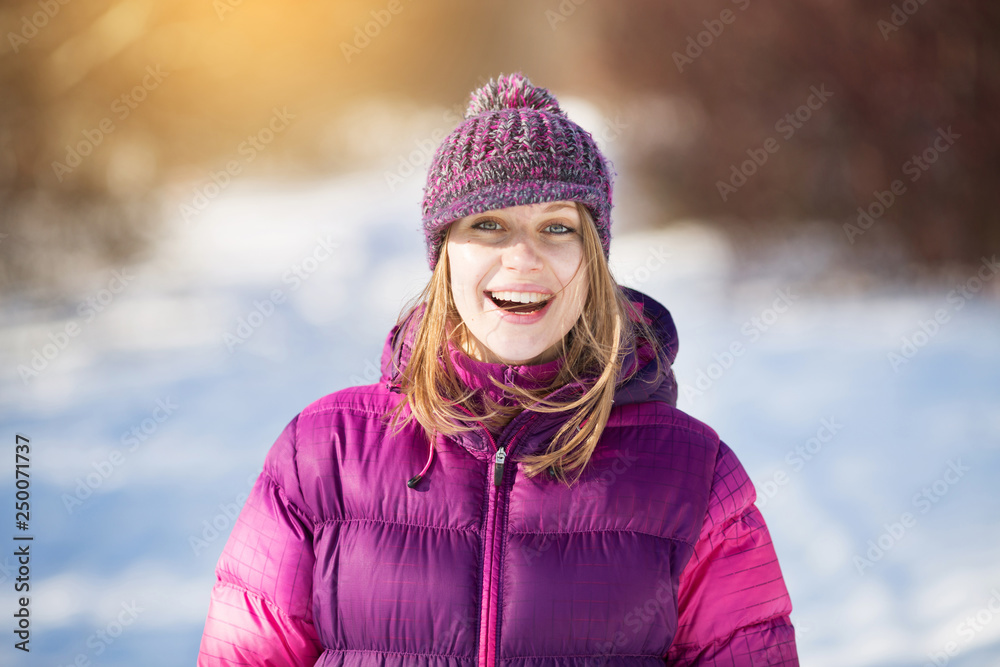 Portrait of a beautiful happy woman Portrait of a beautiful happy woman