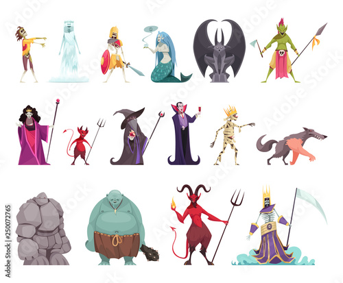 Evil Characters Fantasy Set 