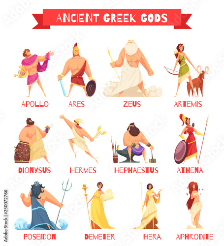 Ancient Greek Gods Set