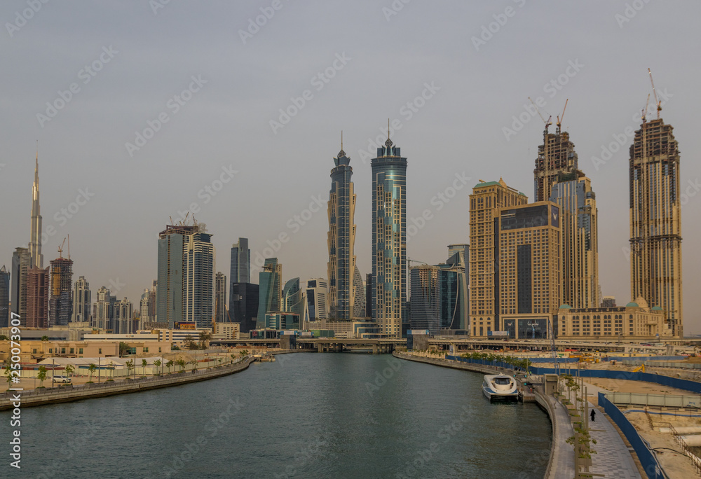 Dubai, United Arab Emirates - home of the tallest building in the world, the Burj Khalifa, Dubai offers a unique skyline and an immeasurable amount of skyscrapers