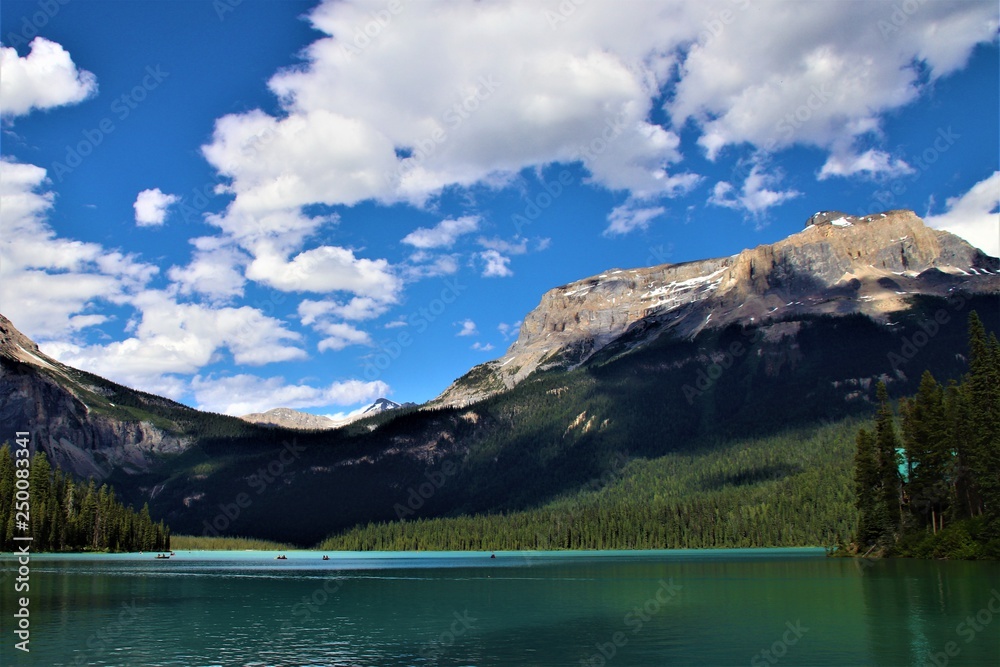 Emerald lake in Canada
