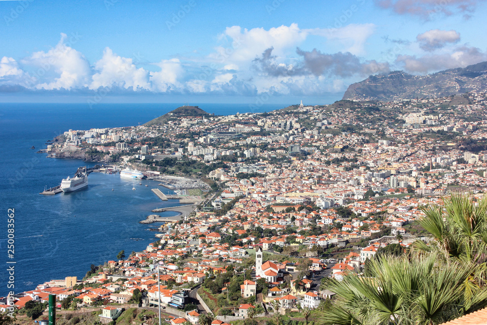 Funchal nell'isola di Madeira in Portogallo