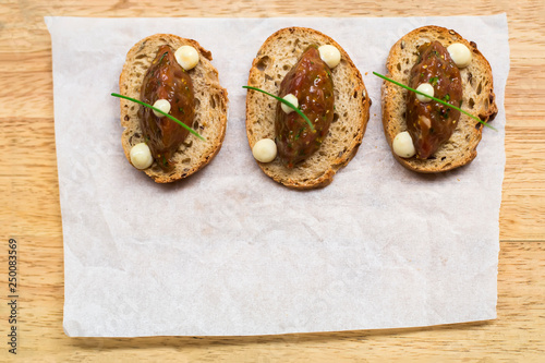 Steak tartare appetizer