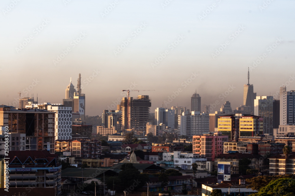 Nairobi City Skyline