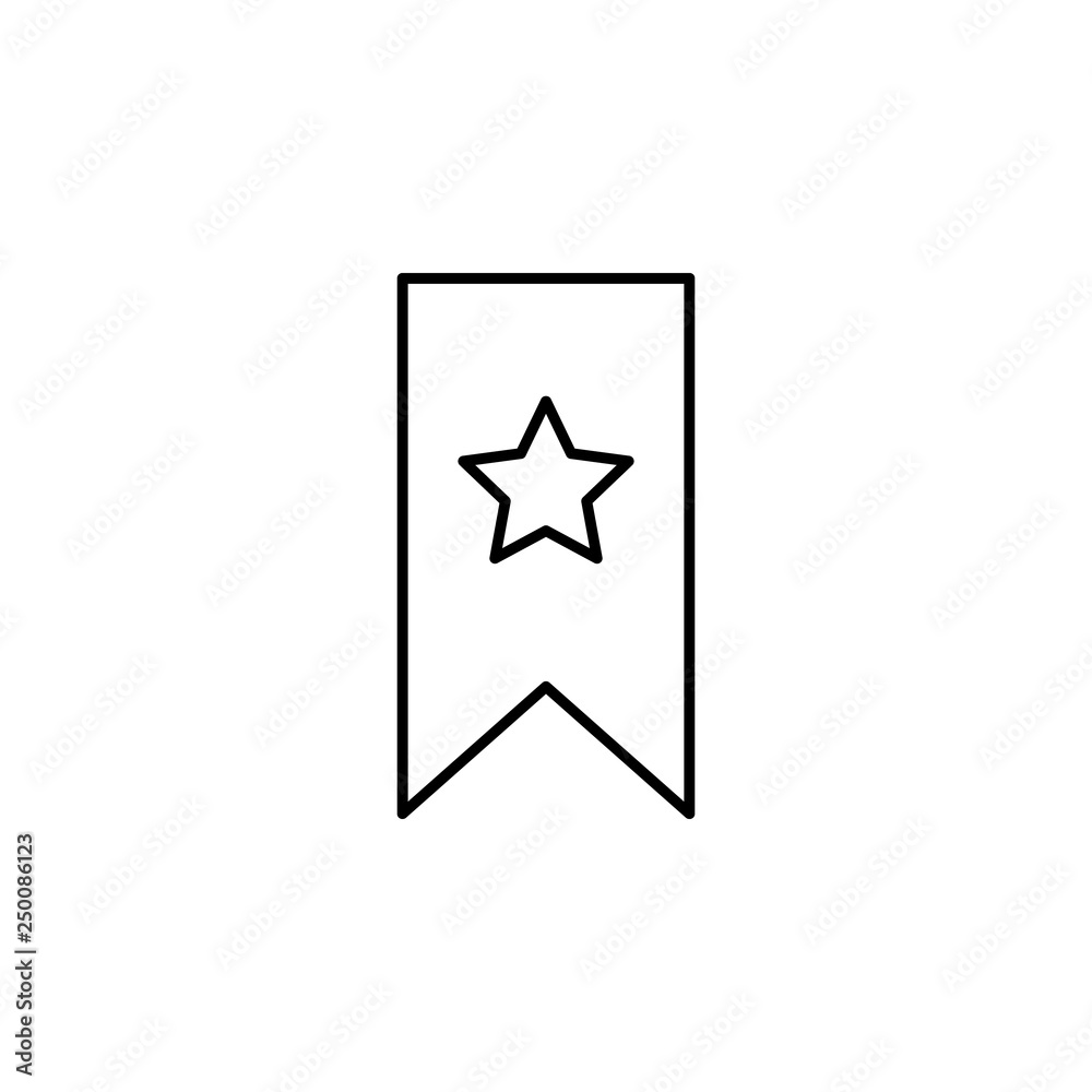 bookmark link outline icon. Signs and symbols can be used for web, logo, mobile app, UI, UX bookmark link outline icon. Signs and symbols can be used for web, logo, mobile app, UI, UX