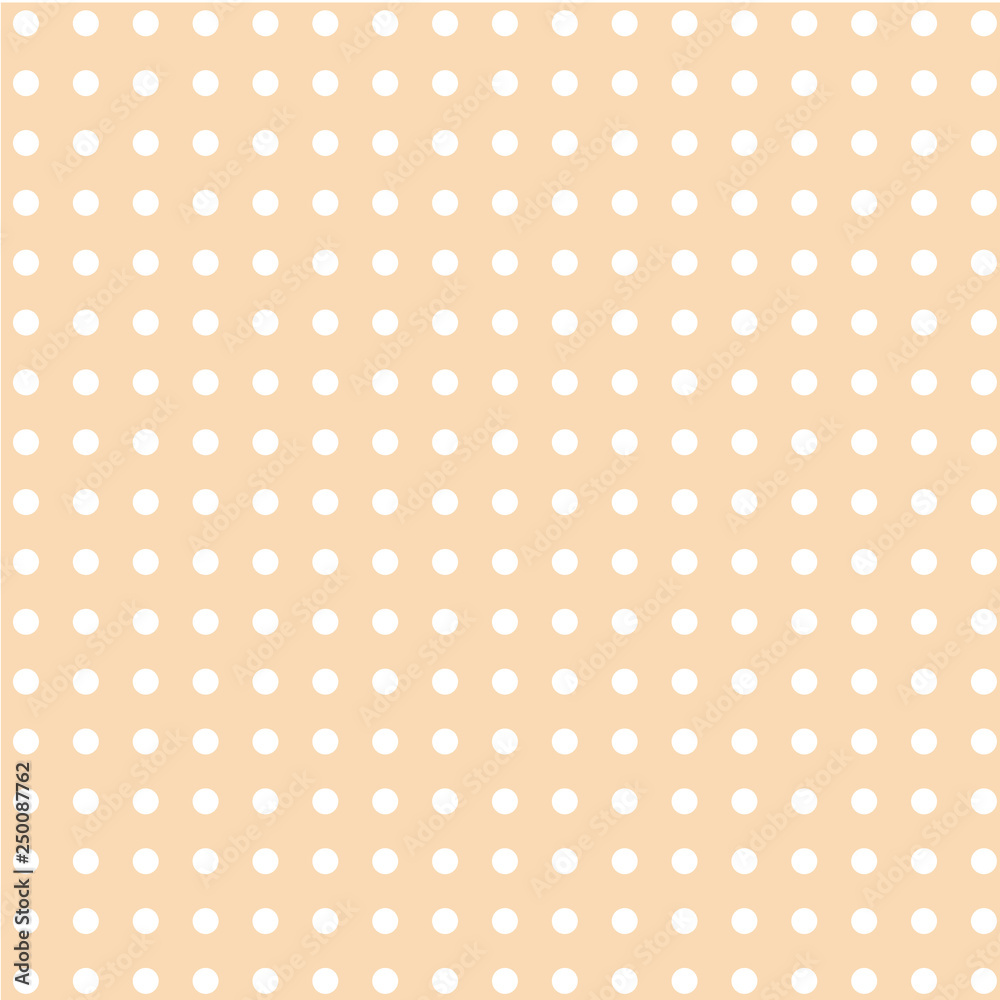 The white dots on beige background for text, logo, banner. The white dots on beige background for text, logo, banner.