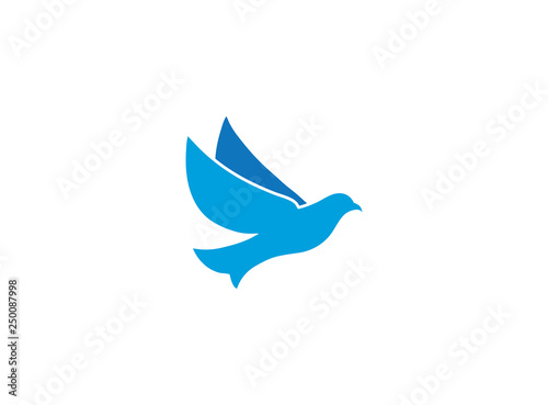 Free Download Bird eagle open wings flying for logo design - GFXLoad