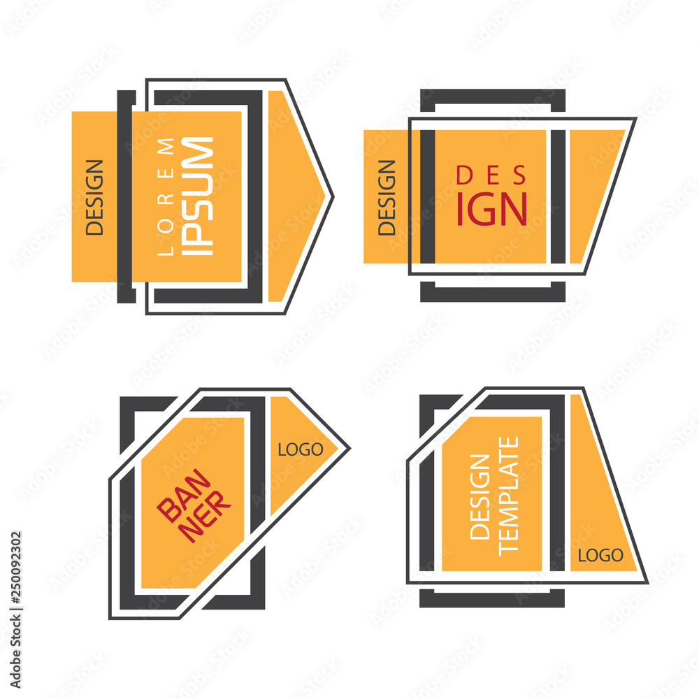 Set of stylish frames . Bright banners, logos .Modern stickers, labels. Set of stylish frames . Bright banners, logos .Modern stickers, labels.