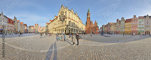 Old Market Square in Wroclaw  Poland