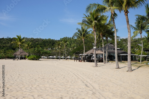 One of the scenic views of the Rasa Ria Resort & Spa is a charming tropical getaway on a majestic beach at Kota Kinabalu,Sabah,MALAYSIA.