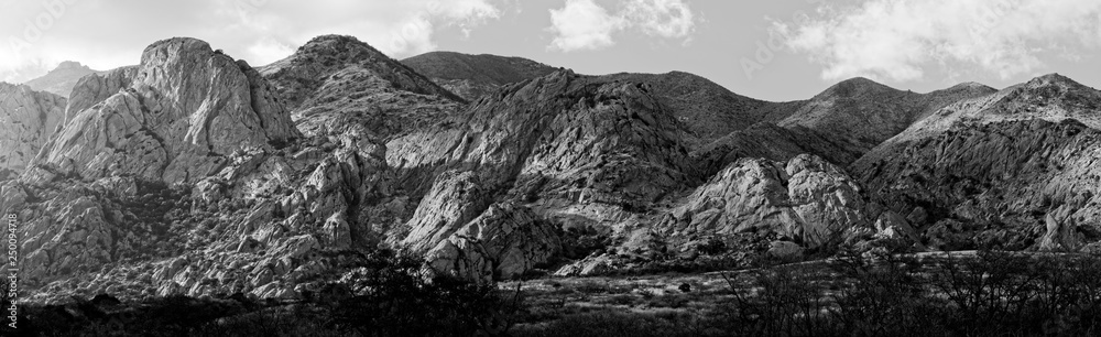 The mighty fortress of the Cochise Stronghold in southern Arizona