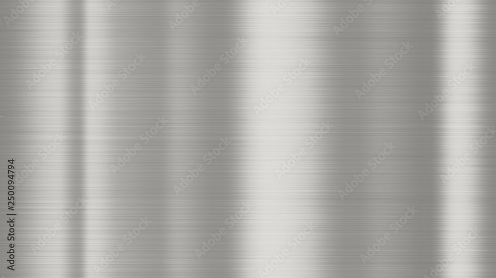 Brushed silver metallic background. This is brushed silver