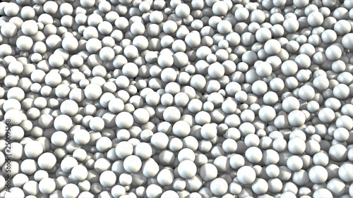 3D rendered black and white jellybeans/ gems/ balls for the background cover. tasty toffee/ candies 