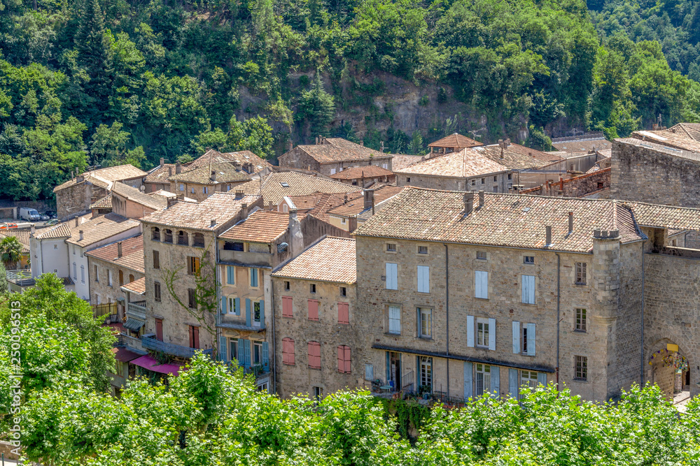houses at the Auvergne-Rhone-Alpes
