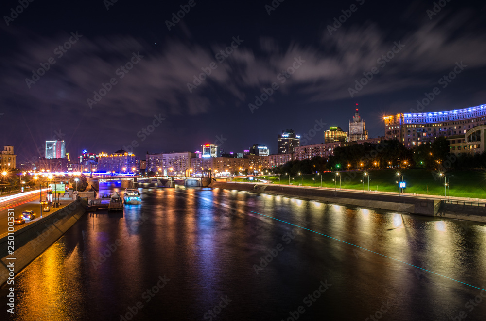 City at night. Moscow.