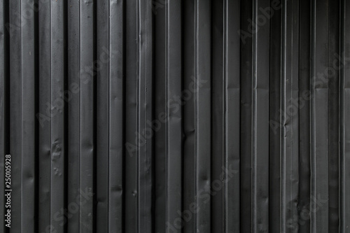 Close up Industrial Logistics Containers box from Cargo freight ship and transport trucks for Import Export
