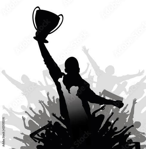 Crowd of people. Vector