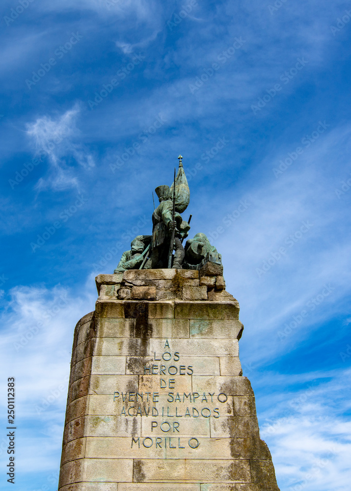 Commemorative monument of the battle against the French in Pontesampaio