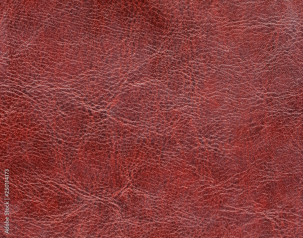 Fototapeta premium Leather. Artificial leather. Textured surface of artificial or natural leather. Close up view.