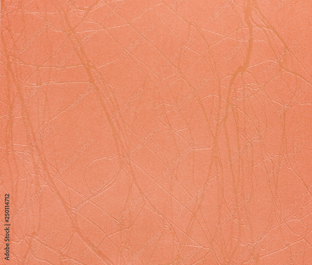 Leather. Artificial leather. Textured surface of artificial or natural leather. Close up view.