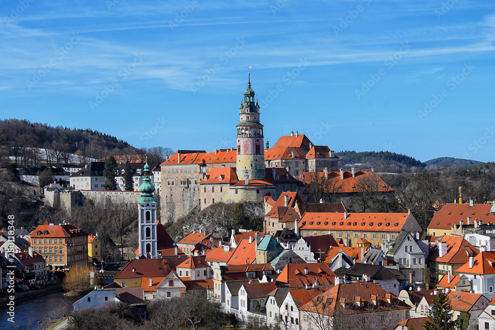 Obraz premium Krumlov town in South Bohemia