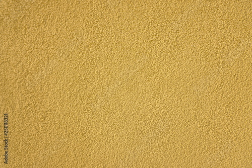 Wallpaper Mural Sample of exterior plaster in lamb style, small granules,  yelow color, facades of houses, background and texture Torontodigital.ca