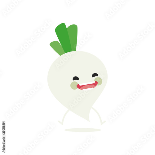 nabo fondo blanco