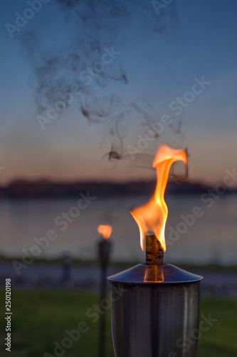 Ruppiner See - Fackel photo