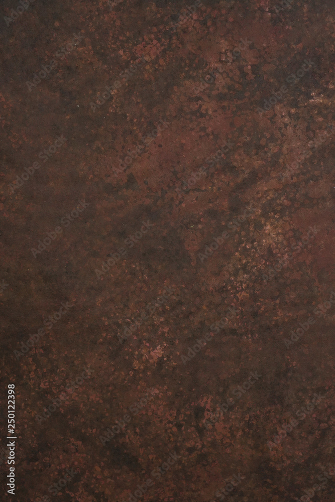 Brown red texture painted on canvas