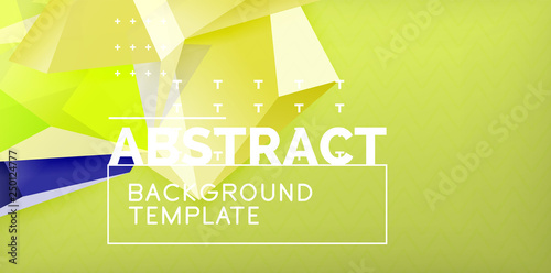 Triangular low poly background design