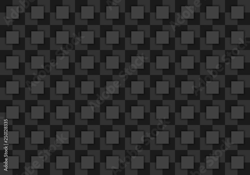 Abstract background composed of squares in grey shades  simple vector widescreen background