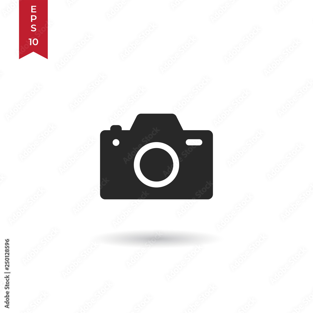 Photo Camera icon vector