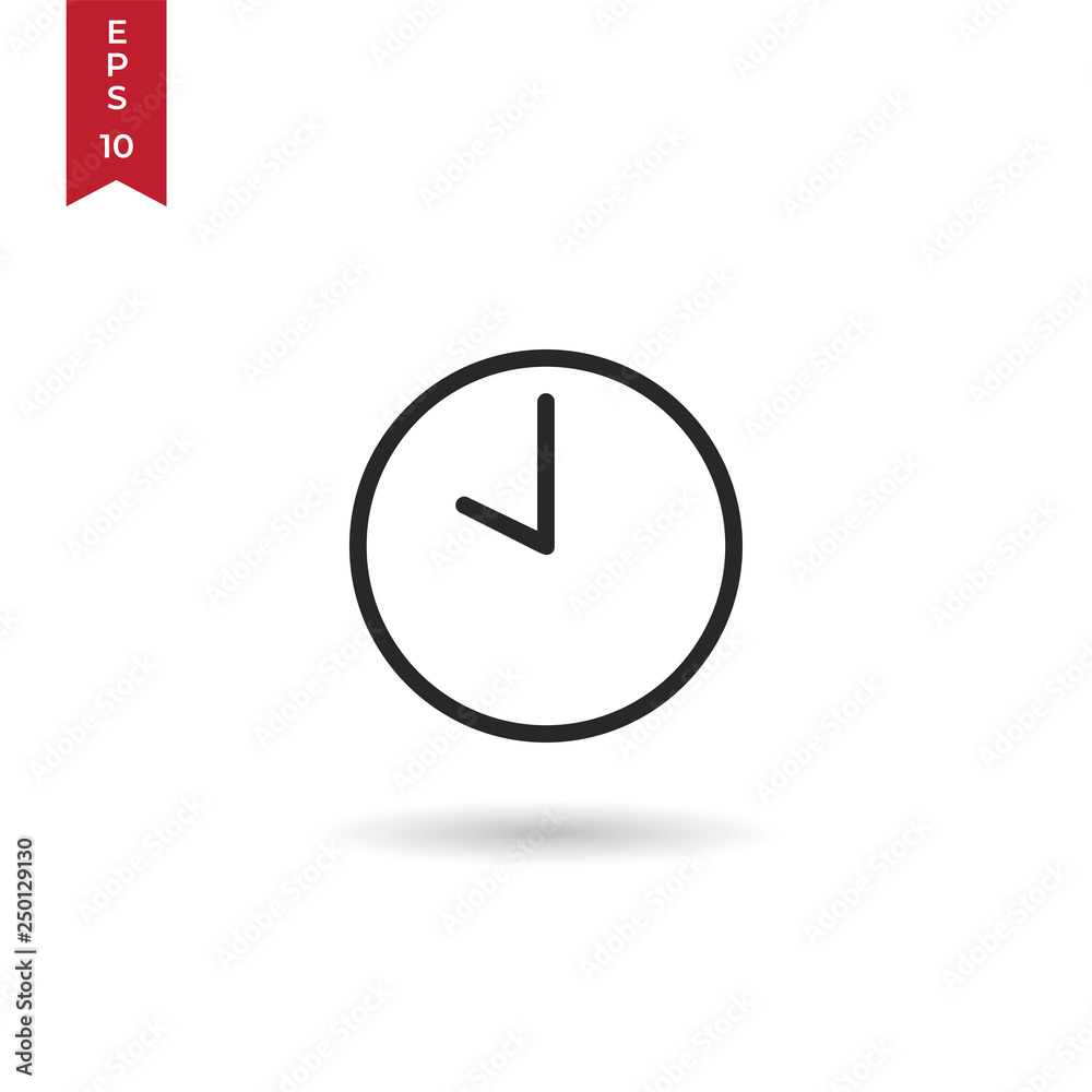 Time icon vector. Clock sign Time icon vector. Clock sign