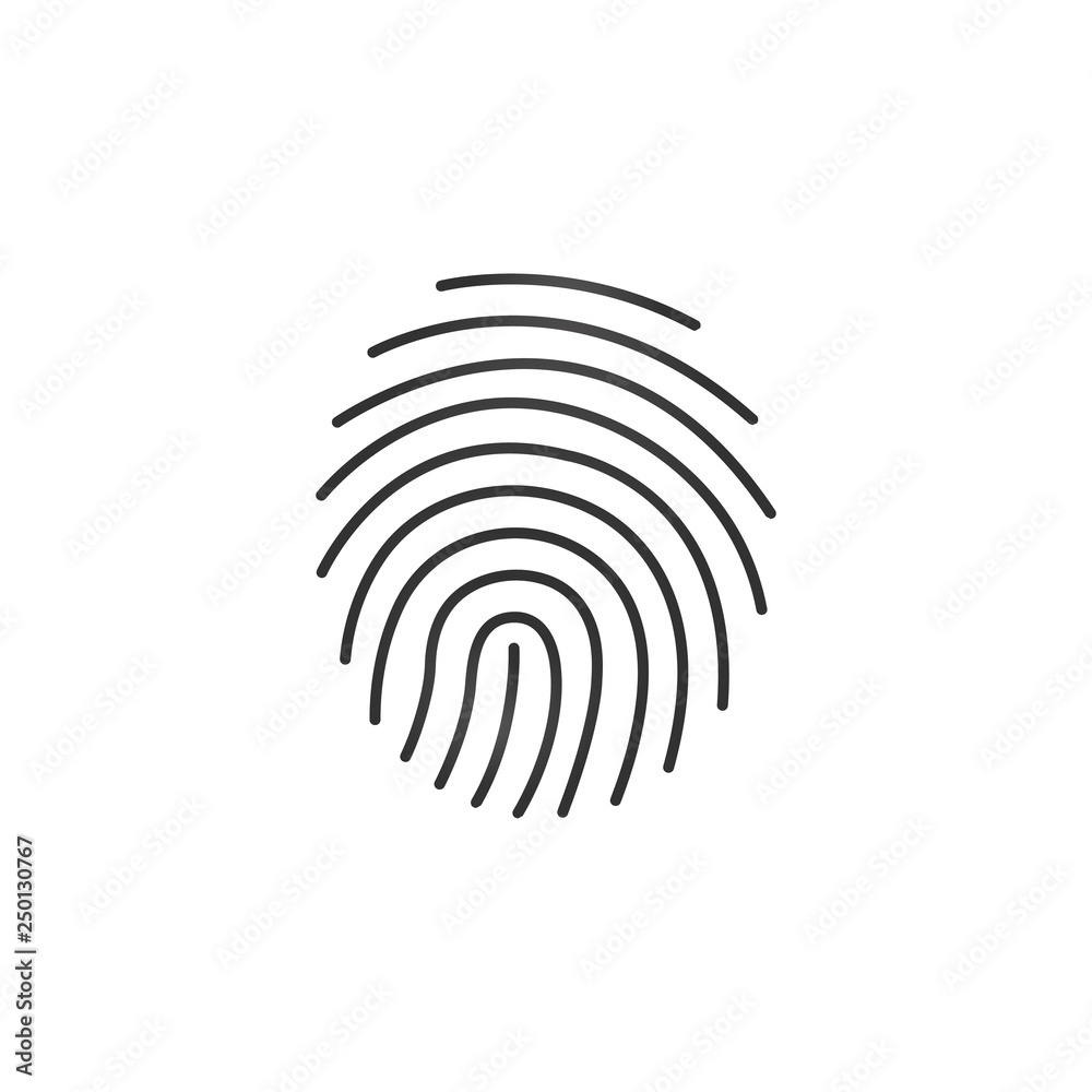 Cryptographic signature glyph icon, security and identity, fingerprint sign, Vector illustration isolated on white background. Cryptographic signature glyph icon, security and identity, fingerprint sign, Vector illustration isolated on white background.