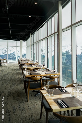 Restaurant in the Mountains in Alberta Canada