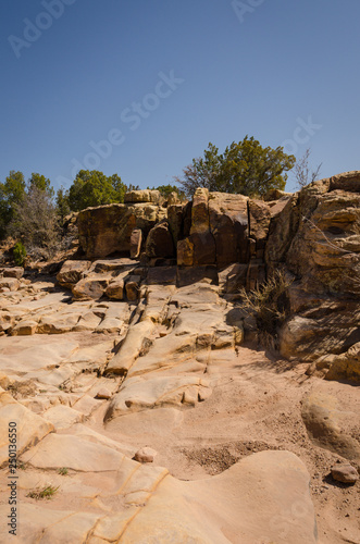 High Desert Rock Topography New Mexico