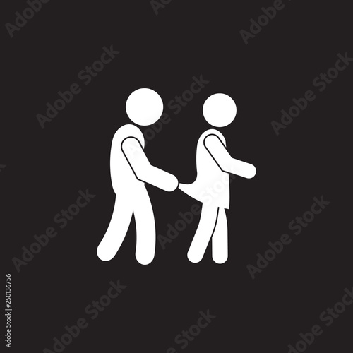 molest icon. Simple element illustration. molest symbol design template. Can be used for web and mobile