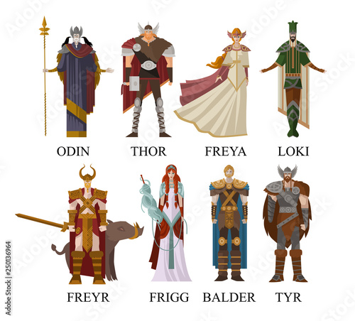 norse nordic mythology gods