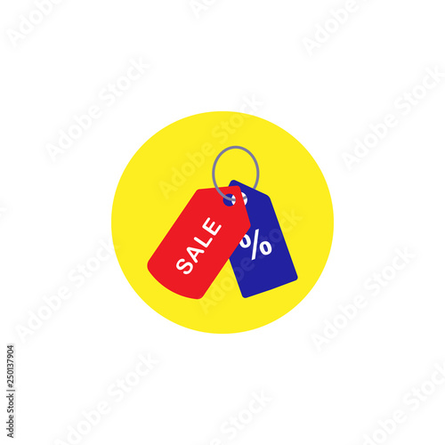 Discount, offer, sell icon. Element of color discount signt icon. Premium quality graphic design icon. Signs and symbols collection icon for websites, web design