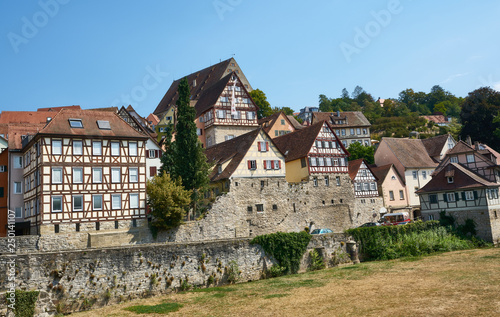 The village of Schwäbisch Hall, Baden-Wurtemberg, Germany