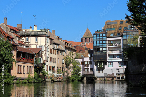Strasbourg picturesque historical district  Petite France 