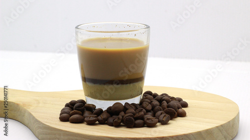 espresso, cappuccino, coffee beans, photoshoot