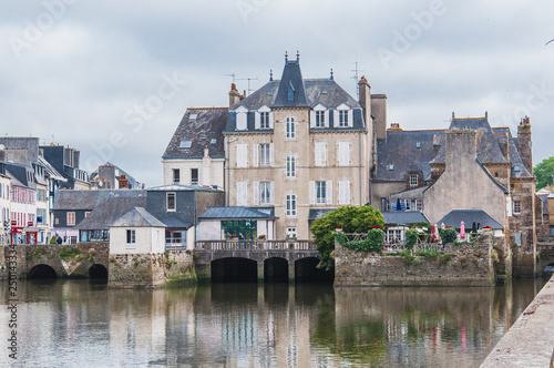 Downtown Landerneau in Finistère