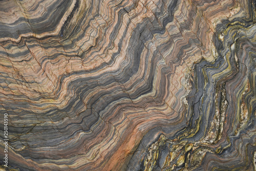 Closeup quartzite stone with natural pattern texture background. photo