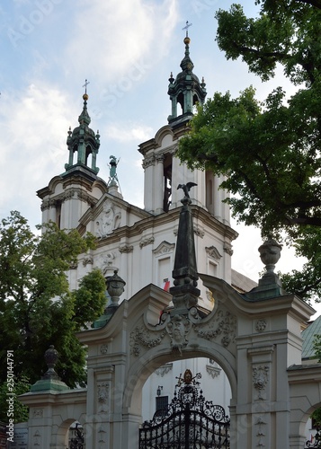 Obraz na płótnie Kościół p.w. św. Stanisława na Skałce w Krakowie w salonie