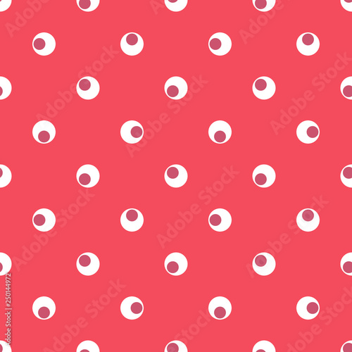 Abstract seamless pattern with dots, circles. Round background. Vector illustration.