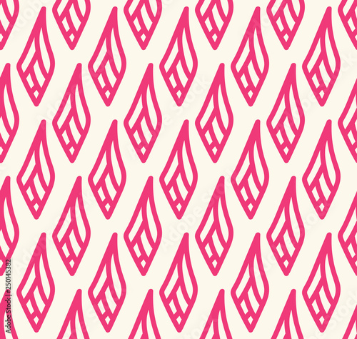 Seamless pattern of hand drawn rhombus. Vector illustration.