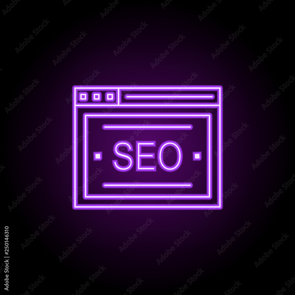 website optimization line icon. Elements of Seo & Web Optimization in neon style icons. Simple icon for websites, web design, mobile app, info graphics website optimization line icon. Elements of Seo & Web Optimization in neon style icons. Simple icon for websites, web design, mobile app, info graphics