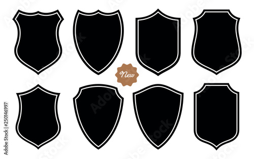 Badge Shape Set Vector Template